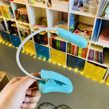 Teal Rechargeable Book Light