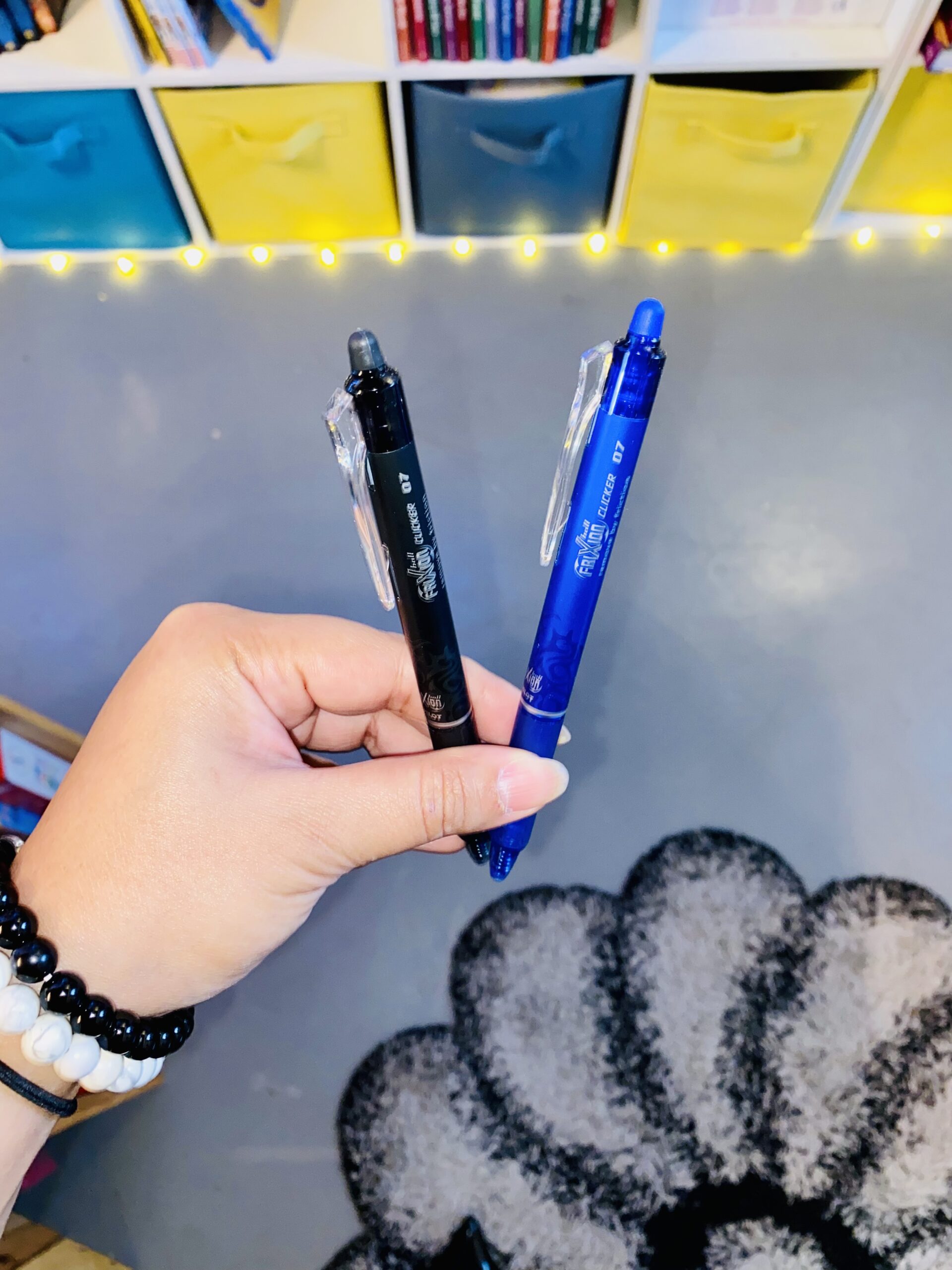 Pilot FriXion Clicker Retractable Erasable Gel Pen in Blue - Fine