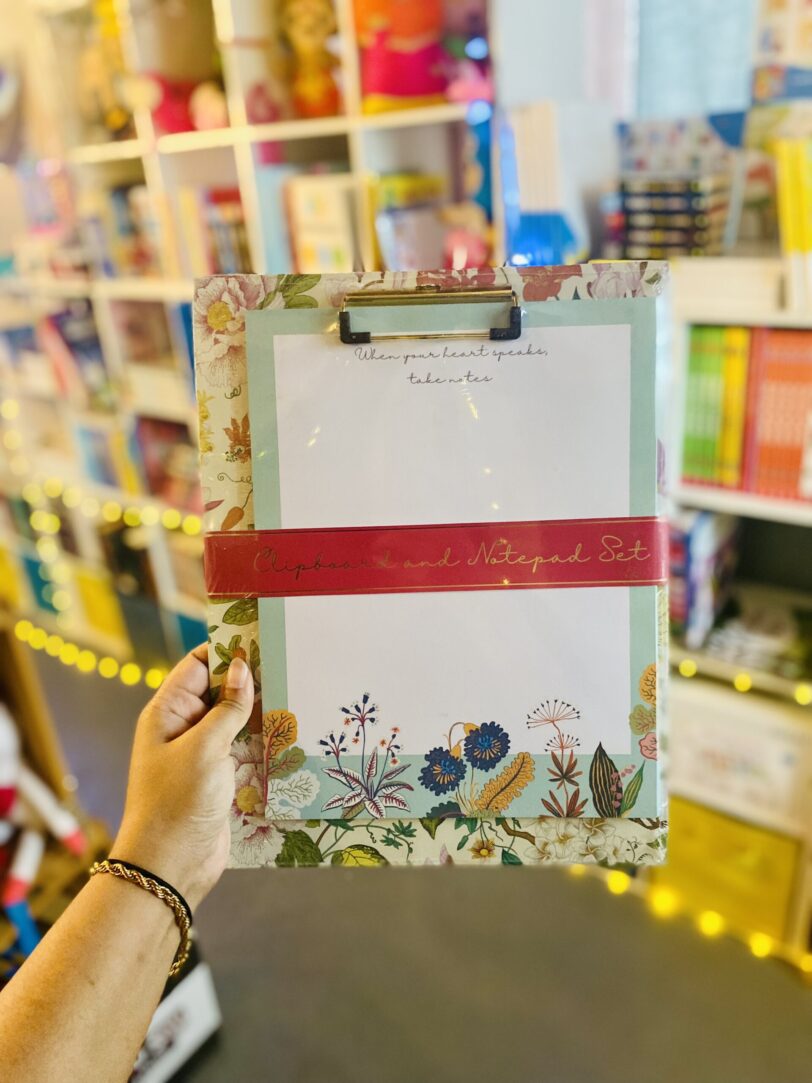 Clipboard and Notepad Set: When Your Heart Speaks Take Note