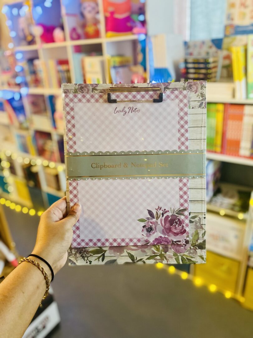 Clipboard and Notebook Set: Lovely Notes