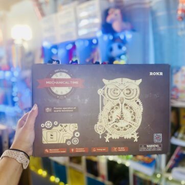 Owl Clock 3D Wooden Puzzle - Mechanical Model Building Kit for Adults 161PCS