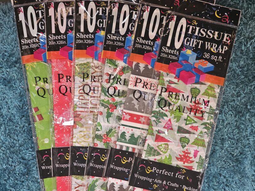 Christmas Tissue / Kite Paper 10 Sheets Premium Quality