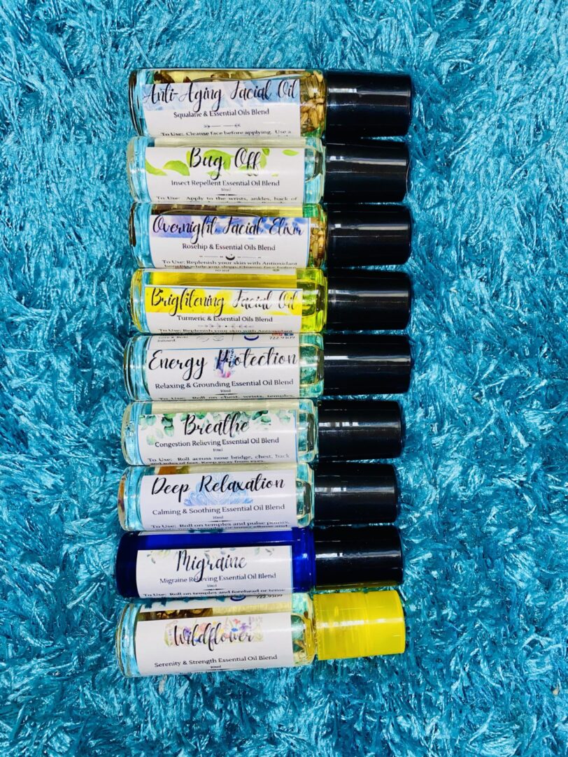 Body Oil Rollers | Wildflower + Moon
