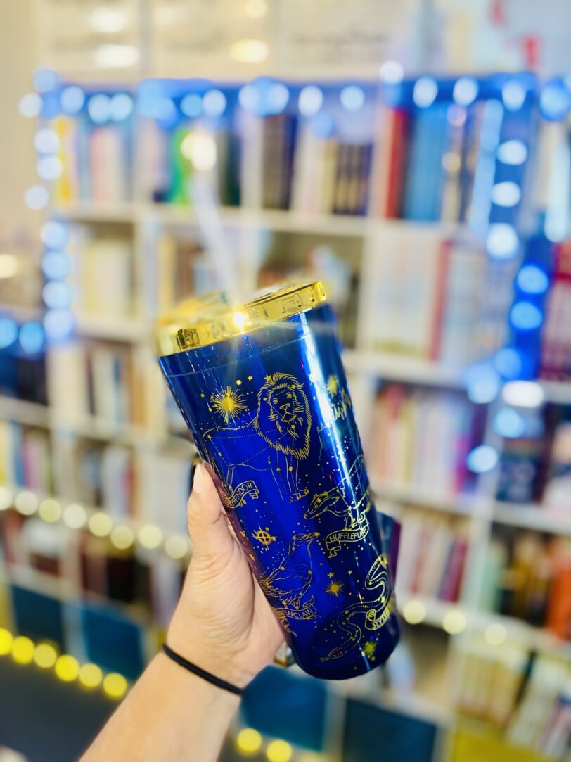 Harry Potter Tumbler Constellations - Foil Cup with Straw