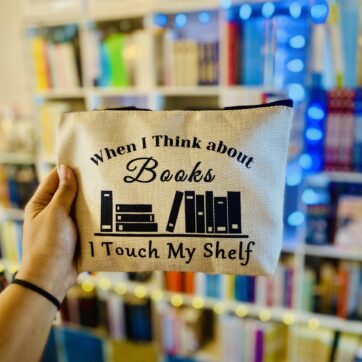 When I Think About Books I Touch My Shelf Multipurpose Bag