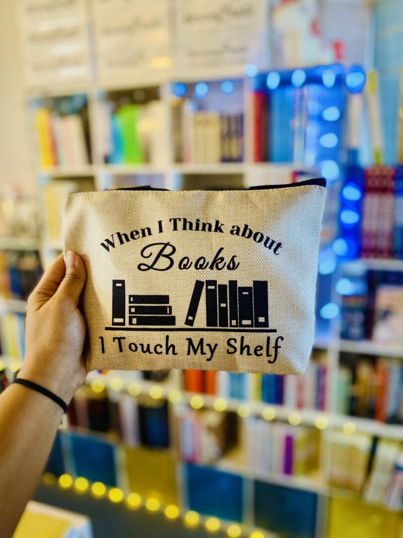 When I Think About Books I Touch My Shelf Multipurpose Bag