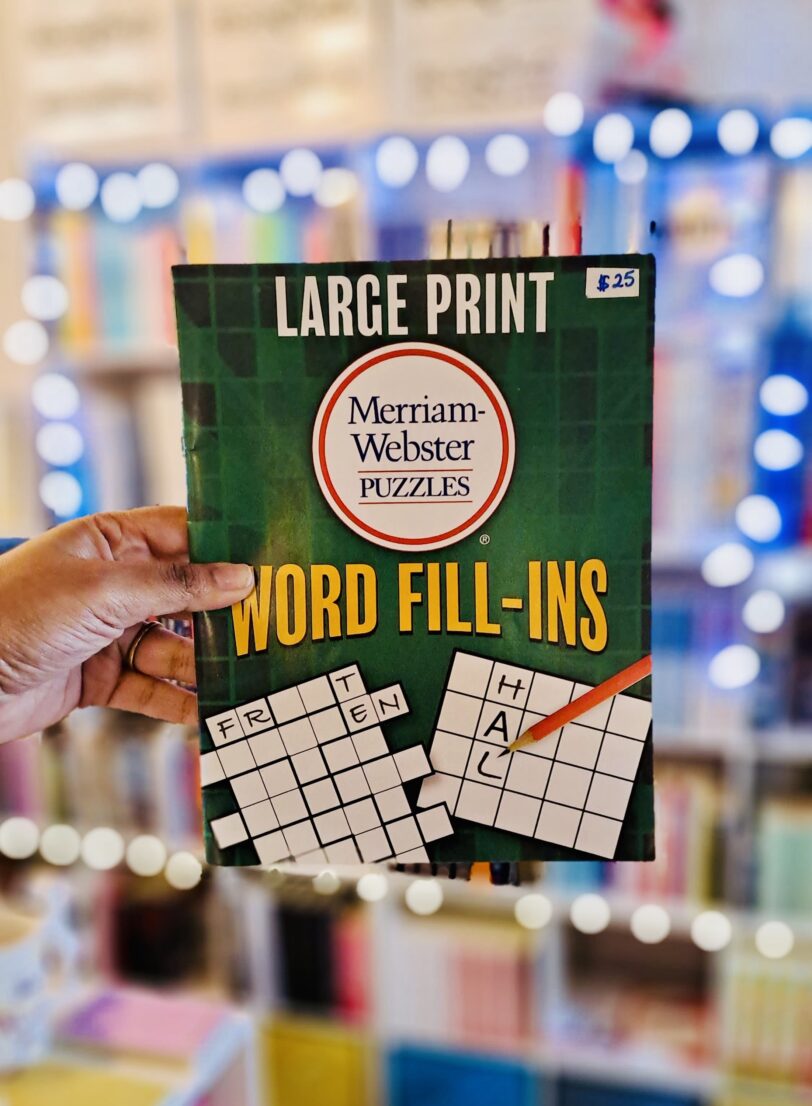 Large Print Word Fill-Ins