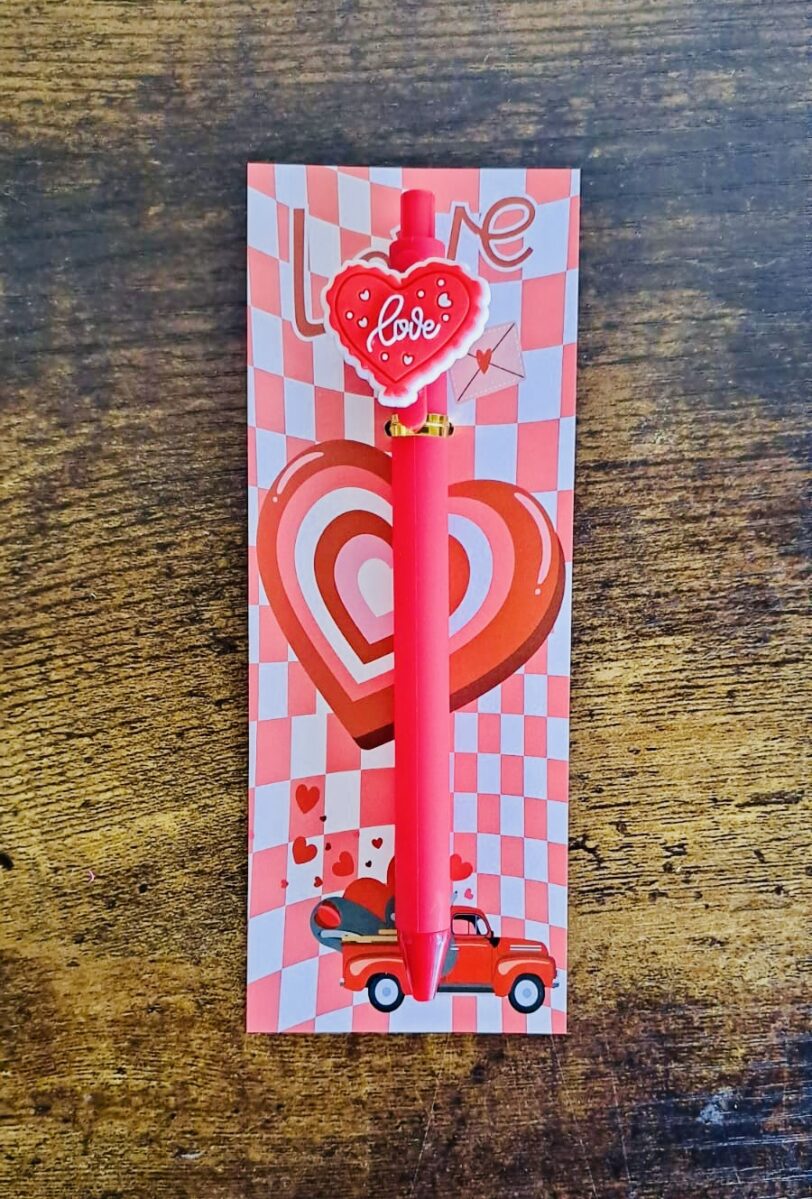 Valentine's Day Pen With Bookmark Set - Image 3