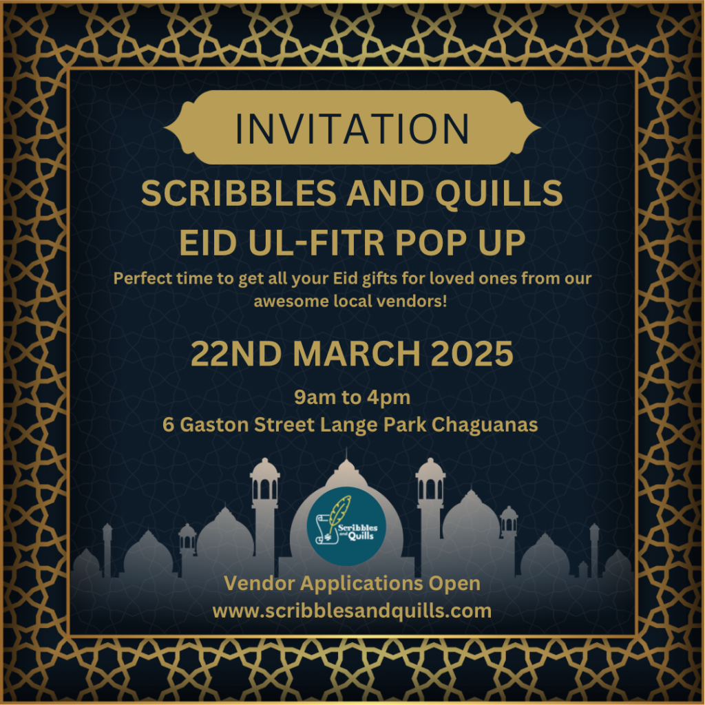 Eid-ul-Fitr Pop Up Sat 22nd March 2025 $350