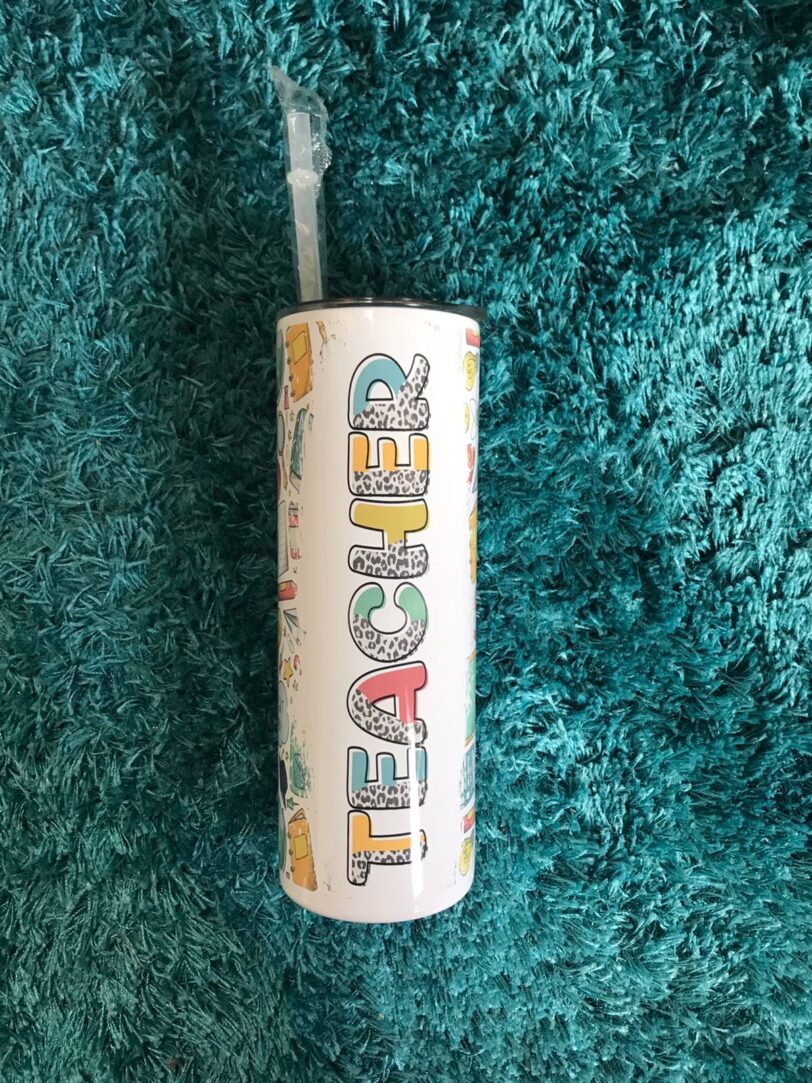 Teacher Tumbler | Firefly Crafts and Creations