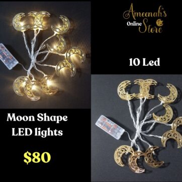 Moon Shape LED Lights | Ameenah's Store