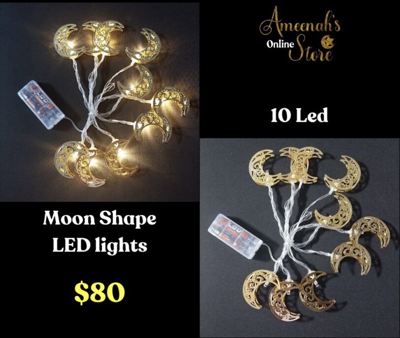 Moon Shape LED Lights | Ameenah's Store