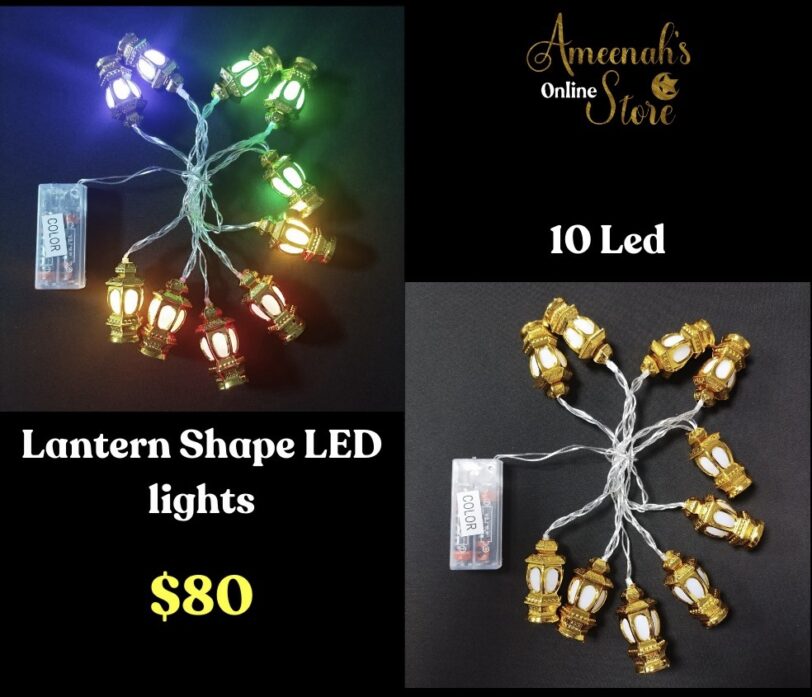 Lantern Shape LED Lights | Ameenah's Store