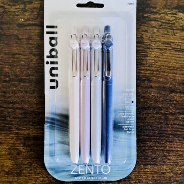 uniball ZENTO Muted Collection Liquid Gel Ink