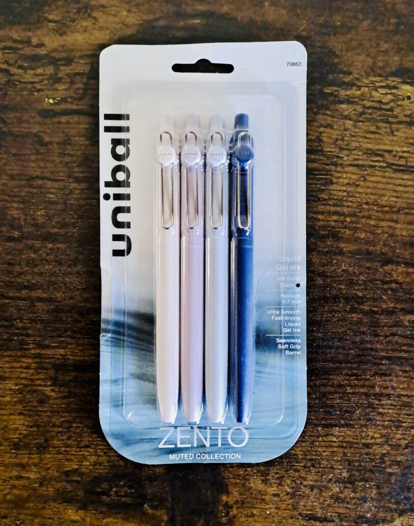 uniball ZENTO Muted Collection Liquid Gel Ink