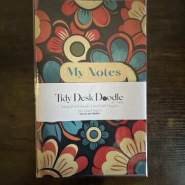 A5 Floral Notebook | Lined Pages