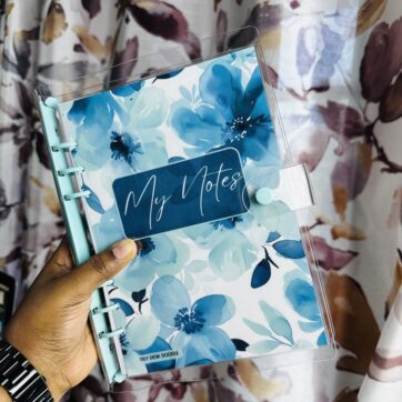 Large Ring Bound Notebook | Lined Pages