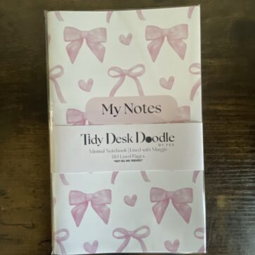 A5 Bows Notebook | Lined Pages