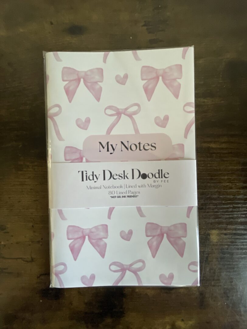 A5 Bows Notebook | Lined Pages