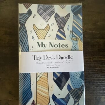 A5 Ties Notebook | Lined Pages