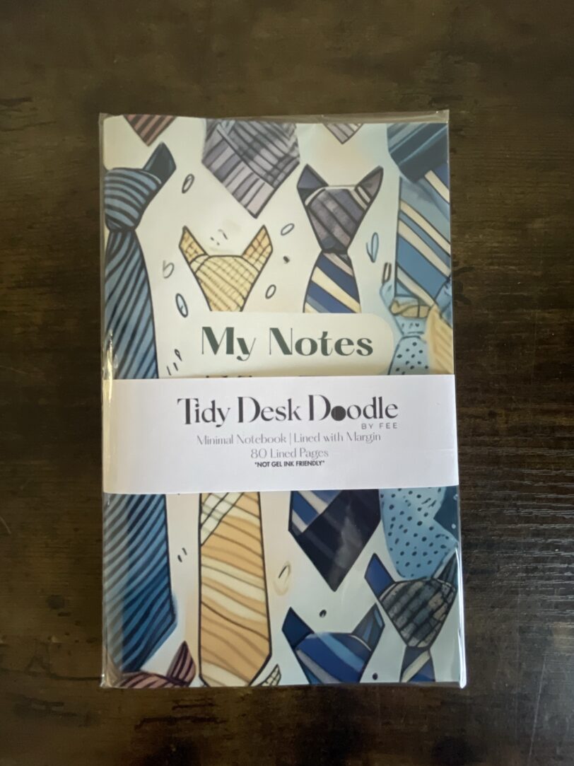 A5 Ties Notebook | Lined Pages