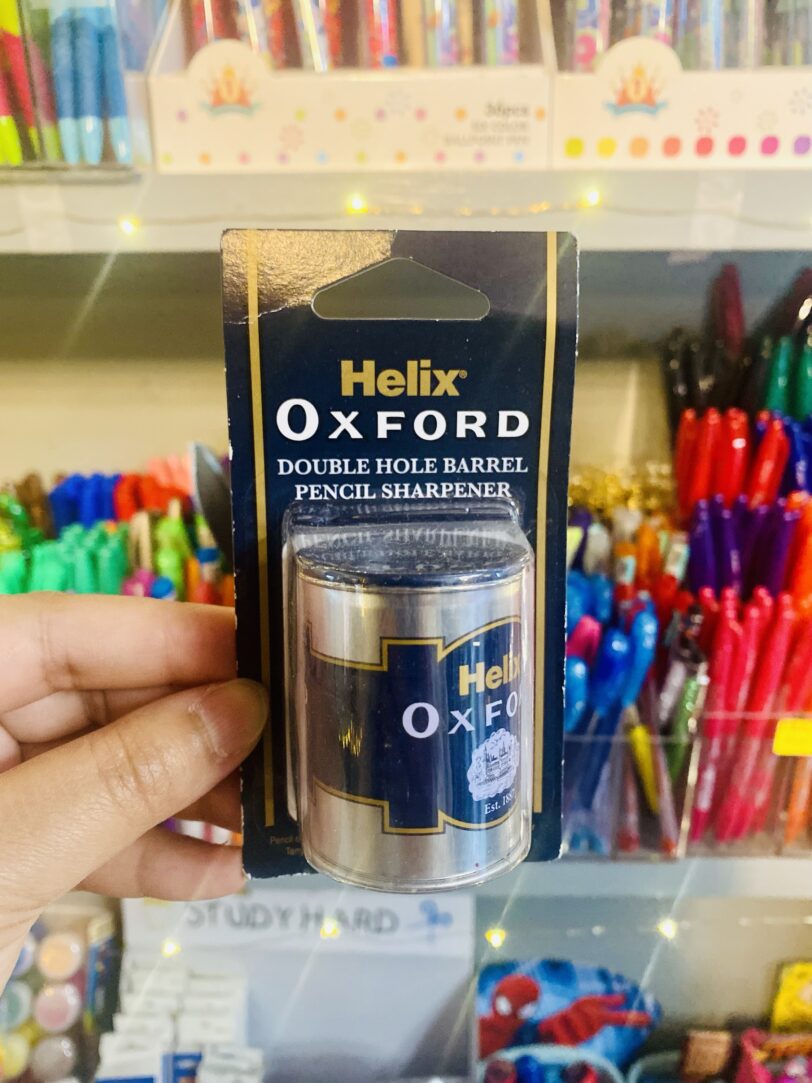 Helix Oxford Double Hole Barrel Pencil Sharpener