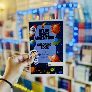 Atlas Space Adventures Colouring Book